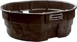 Stock Tank 300 Gl Rubbermaid Black High-density Structural Resin