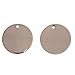 10 Rose Gold Plated Copper Round Circle Stamping Blank Tags for Metal Stamping 15mm or 5/8 Inch Diameter