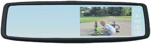 Intraphex TD43BT-VCPK VW/Audi Black Rear View Mirror with 4.3" Display Monitor, Bluetooth and TD-CAMBAR Backup Camera