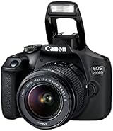 Canon EOS 2000D with EF-S 18-55mm III Lens DSLR Camera 24.1MP Full HD view 2