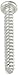 Small Parts 0416LPP188 18-8 Stainless Steel Thread Rolling Screw for Plastic, Passivated Finish, Pan Head, Phillips Drive, #4-20 Thread Size, 1