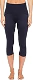 Spanx Women's Active Compression Knee Length Leggings Pants, -lapis night, M
