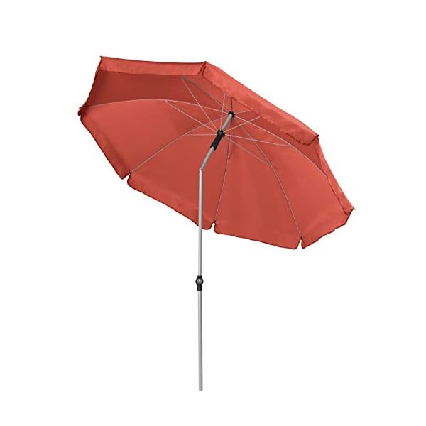 doppler GS ACTIVE ca. 200/8tlg. - Sonnenschirm für Balkon oder Garten - Regenabweisend - Knickbar - ca. 200 cm