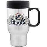 Chicago Bears Stainless Steel & Pewter Travel Mug
