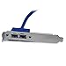 StarTech.com 2 Port USB 3.0 A Female Slot Plate Adapter - USB 3.0 motherboard Adapter - USB 3 plate - USB 3.0 header Adapter (USB3SPLATE)