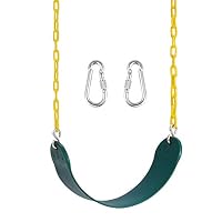 Heavy Duty Swing Seat Pack of 1- Includes 2 Carabiners