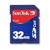 SanDisk 32MB SD Secure Digital Flash Memory Card. NOTE: NOT 32GB