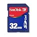 SanDisk 32MB SD Secure Digital Flash Memory Card. NOTE: NOT 32GB