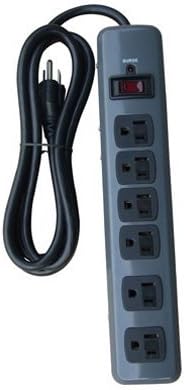 ME BLK 6Out Surge Strip