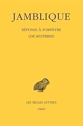 Réponse à Porphyre