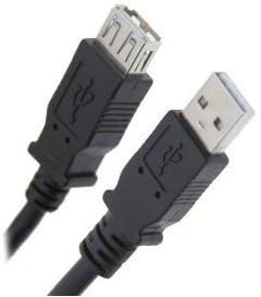 Consoletronic USB 2.0 A to A EXTENSION Cable Lead Wire BLACK Extender Male Female Socket (0.5 METRE, BLACK) - Image 4