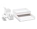 Poppin All Set, Desk Collection Set, White
