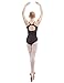 Dance Favourite Open Back Stretch Bodysuit for Women and Girls High Neck Criss Cross Ballet Gymnastics Yoga