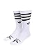 adidas Skateboarding Men's AS Skateboarding Crew - 3-Pack White/Black Sock