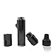 Tobacco Pipe Built in Butane Gas Refillable Lighter, Detachable All in One Pipe for Herbs (Black)