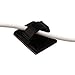 Car Cable Clip,CIKIShield Car Charger Mounts Cable Tie Holder, Car Cable Organizer, Desk Wall Cable Wire Clips, Computer, Electrical, Cord Cable Tie Drop (Black, 50 Pieces)
