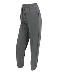 Cosygal - Pantalones de chándal con bolsillos para cinturón para mujer