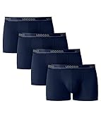 Lapasa Men's 4-Pack Micro Modal ULTRA SOFT Low Rise No-Fly Trunk M02