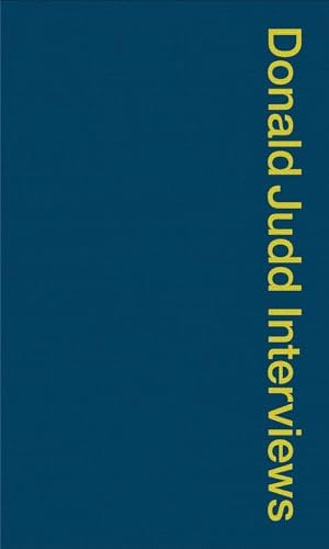 Donald Judd: Complete Writings 1959–1975: Gallery Reviews, Book