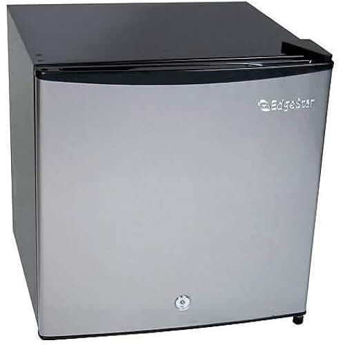 mini fridge with freezer and lock