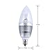 LEDMO LED Candelabra Bulb, LED Candle Sharp Bulbs, E12 3W, 25W Equivalent, Warm White 3000K, 270LM, CRI80, Non-Dimmable,10 Pack