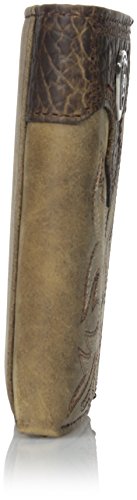 Ariat Men's Boot Embroidery Tri-Fold Medium Brown, One Size