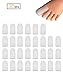 30 Pieces Gel Toe Caps, Silicone Toe Protector, Toe Covers for Big Toe, Protect Toe from Rubbing, Ingrown Toenails, Corns, Blisters, Hammer Toes and Other Painful Toe Problems - Large