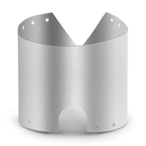 Lixada Ultralichte titanium outdoor campingkooktoestel windscherm paraplu winddichte plaat 15 cm