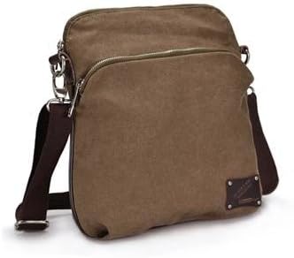 Amazon メンズバッグ ズック ショルダーバッグ メッセンジャーバッグ カジュアル ブラウン お買い得 Muchu Muzee ショルダーバッグ