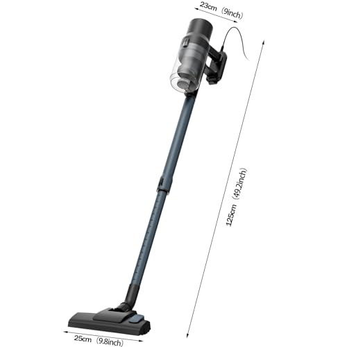 SINCHER Corded Stick Vacuum Cleaner, 21KPa Lightweight Vacuum with Powerful Suction, 6-in-1 Handheld Vacuum with HEPA Filter for Hard Floors, Pet Hair, Carpet, Tile, Home Cleaning Solution