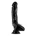 Luna Lust 9 Inch BBC Big Black Cock Dildo Rockin Shane - Suction balls and penis realistic lifelike thick big long real life dong Mandingo