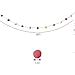 Ball Garland Colorful Pom Pom Garland Decorations for Birthday Wedding Baby Shower Party Wall Decorations
