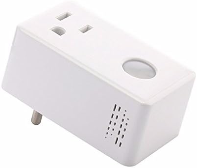 Broadlink SP3S Wi-Fi Smart Timer Plug With Energy Monitoring,Wireless Remote Control Socket with Night Light Energy Meter Home Automation