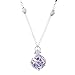 MJartoria Filigree Cage Purple Music Chime Ball Prenatal Education Baby Caller Pregnancy Necklace