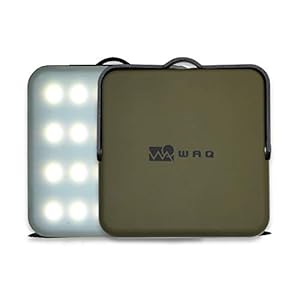 WAQ LEDランタン 暖色 電球色 昼光色 USB充電式 モバイルバッテリー 10000mah 12調光モード