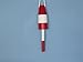 Hampton Nautical Wooden Red Cape Rock Lobster Trap Buoy, 15