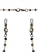 Ron's Optical Beaded Eyeglass Chain Holder, Face Mask Lanyard Holder, Fashion Lanyard Necklace For Women, Celeste