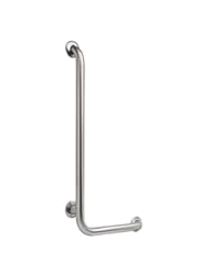 Home Improvement: Franklin Brass 5682LH 1-1/2-Inch x 16-Inch by 32-Inch 90 Degree Bath and Shower Angle Bar, Left, Stainless Steel - Safety First