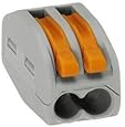 Wago 222-412 LEVER-NUTS 2 Conductor Compact Connectors 50 PK