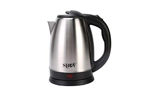 SHOV Wasserkocher Teekocher Edelstahl 2 Liter 1500 Watt – Bild 3