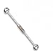 PIERCE ME (1pc) Rainbow Striped Center Industrial Barbells 14g 1 1/2