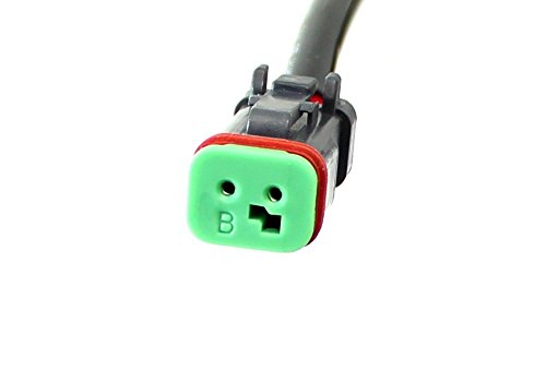 iJDMTOY (1) 10ft 12V Cigarette Lighter DTP Adapter Harness w/ Switch For LED Pod Light, LED Light Bars, LED Work Lamp (Compatible Up To 120W)