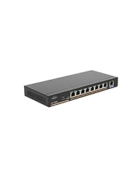 Linkskey 9 Port 10 100 1000 Mbps Gigabit Ethernet con conmutador PoE de 8 puertos