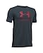 Under Armour Boys' UA Sportstyle Logo T-Shirt Youth Medium Stealth Gray