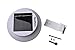 3 Led solar powered bright wireless landscape Light by Cozypony water resistant for Fence Gutter outdoor garden wall pathway with switch