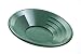 SE 14" Green Plastic Gold Pan with Two Types of Riffles - GP1014G14 primary