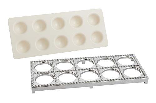 Fantes Jumbo Ravioli Maker, Makes 10-Jumbo Raviolis, 12.25 x 5-Inches, The Italian Market Original since 1906
