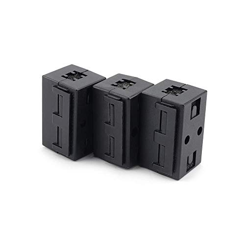 FYSETC 3D Printer 1.75 Filament Filters, Cleaner Blocks Flame Resistant Rubber Foam, Wiped Off Debris for PLA ABS PETG or Other Printing Filaments, 3Pcs Black