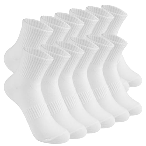 Maxmoc Sock Women, Breathable Wicking Ankle Sock, Women's Cushioned Athletic Socks, Trainer Sports Socks with Foot Support 6 Pairs/4 Pairs