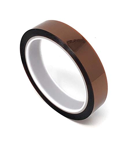APT, 1 mil Thick Polyimide Adhesive Tape, high Temperature and Heat Tape, for Masking, Soldering, Electrical, 3D Printer. (1/4'',1/2'',3/4'',1'' in One Pack)